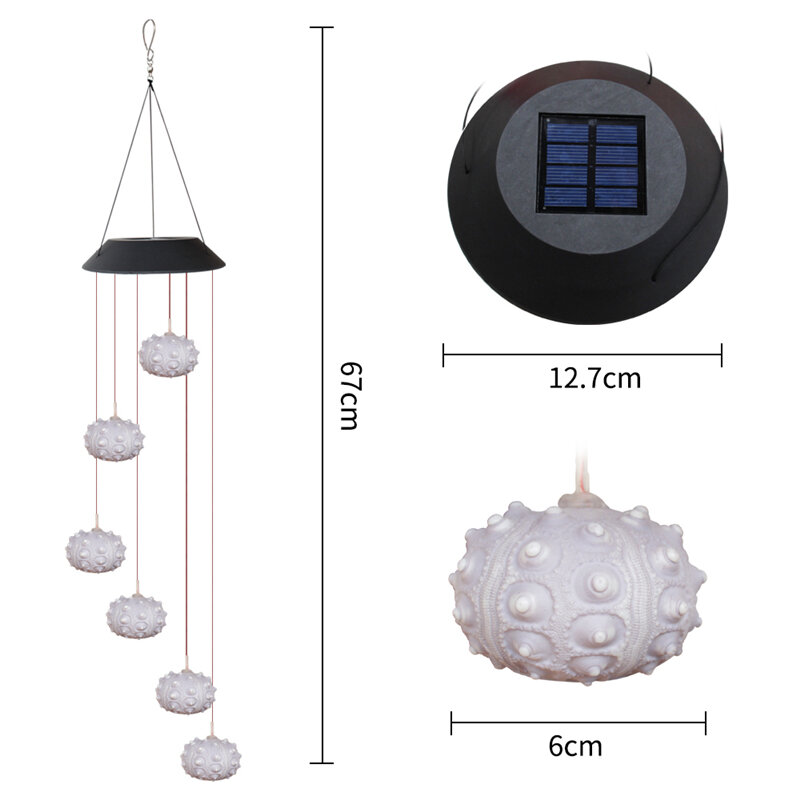 مصباح معلق LED يعمل بالطاقة الشمسية ، تصميم فراشة ، إضاءة زخرفية خارجية ، مثالي للحديقة.