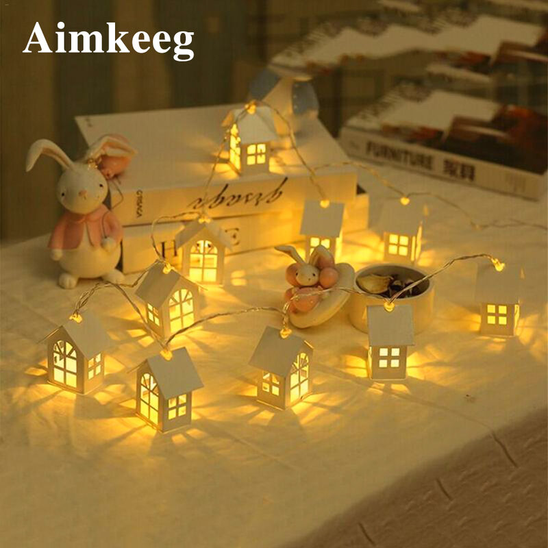 LED سلسلة جارلاند أضواء الديكور الداخلي الزفاف مأدبة مهرجان احتفالي القصص الخيالية في الهواء الطلق الجدة مصابيح حديقة عيد الميلاد
