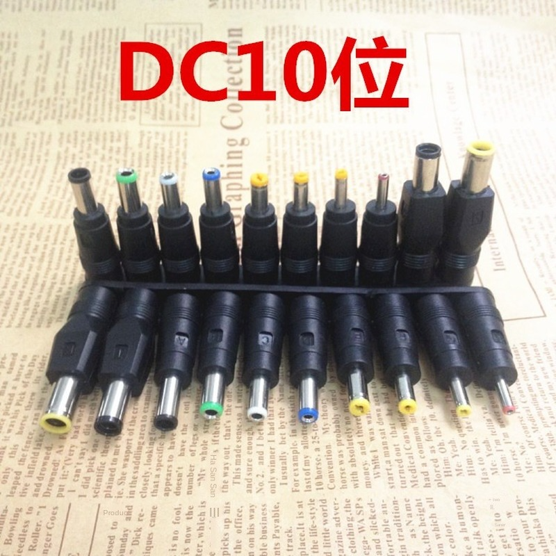 10-Pack محمول محول تيار مستمر الطاقة Dc5.5 * 2.1 مللي متر محول واجهة تحويل الإناث