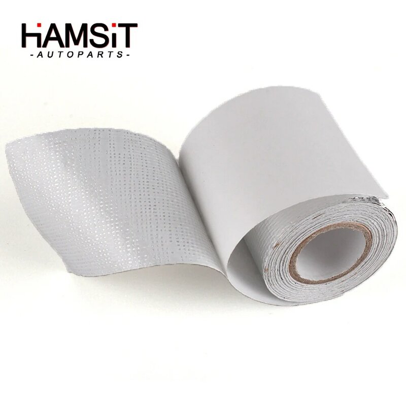 Hamsat-أنبوب عادم السيارة ، مقاوم للحرارة العالية ، ألياف الألمنيوم ، رقائق القصدير ، شريط عاكس للحرارة