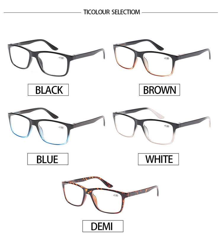Tureize نظارات للقراءة الربيع المفصلي الرجال النساء القراء نظارات الديوبتر + 0 ، 50 ، 75 ، 100 ، 200... 600