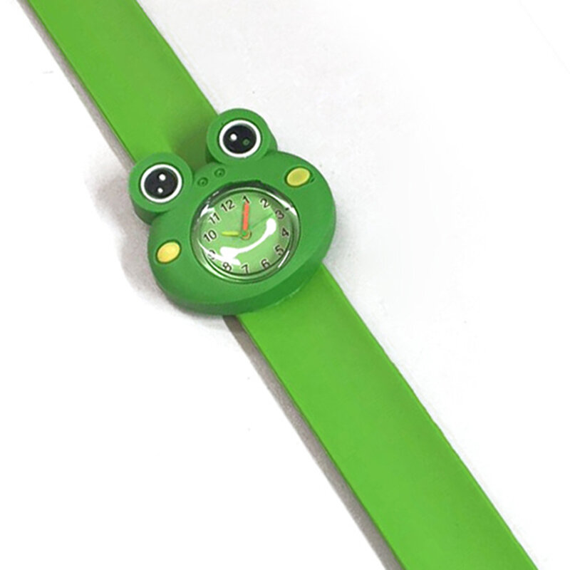 ساعة يد رقمية لطيف الضفدع ساعة يد es لطيف ثلاثية الأبعاد الكرتون الحيوان للبنين بنات هدايا الاطفال الأخضر ساعات يد كوارتز ساعة