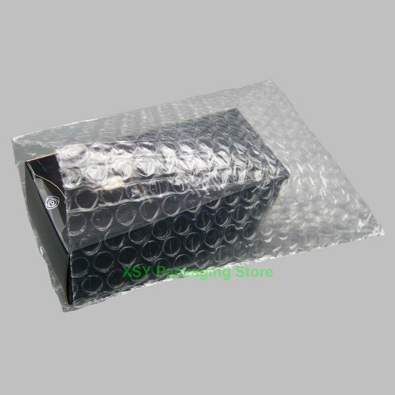 مغلفات تعبئة بلاستيكية شفافة ، أكياس فقاعات صغيرة ، كلا الجانبين ، أكياس تعبئة ناعمة ، قطع من من من من الخارج ، × 3 بوصة ، 65 × 75 مم