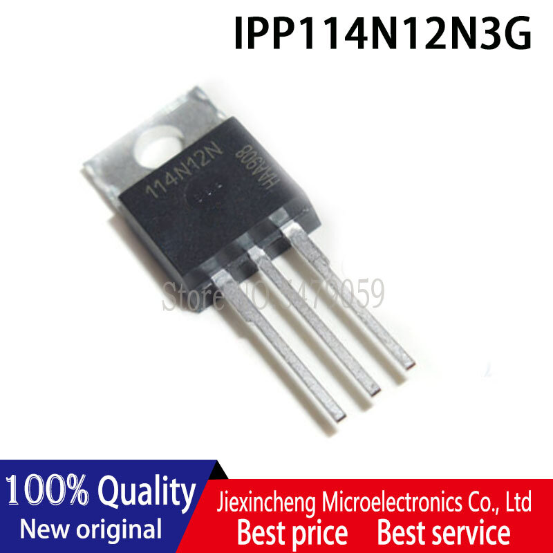 5 قطعة IPP114N12N3G 114N12N MOSFET N-Ch 75A 120V TO220 جديد الأصلي