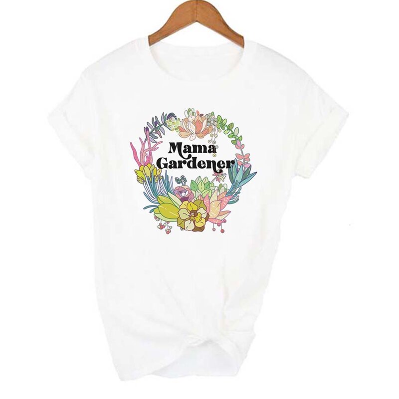 تي شيرت بستاني للأم وأنا ، قمصان حديقة للأم والطفل ، قميص مساعدة صغيرة