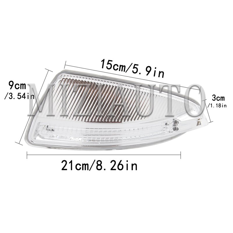 1 قطعة LED مرآة الرؤية الخلفية بدوره إشارة الجانب عدسة ضوء C-Class باب الجناح لمرسيدس بنز W204 W164 ML300 ML500 مصباح