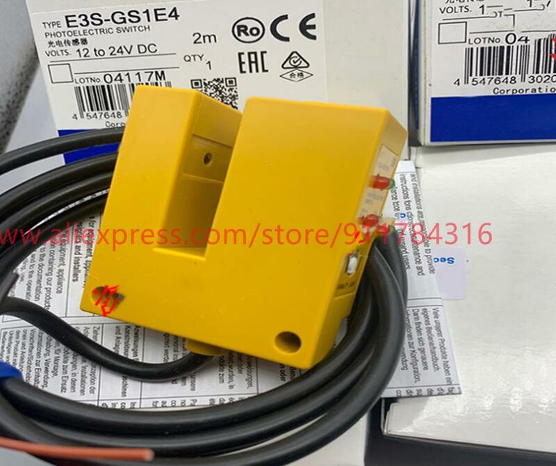2 قطعة جديد جودة عالية اومرون U-شكل كهروضوئي الاستشعار E3S-GS1E4 E3S-GS1B4