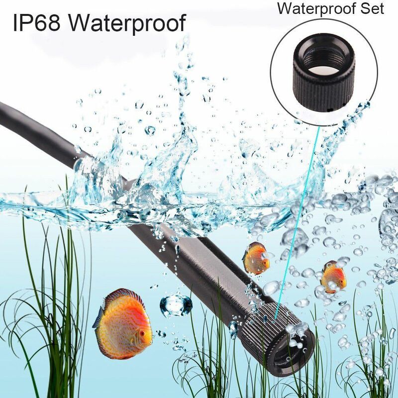 1200P اللاسلكية واي فاي المنظار كاميرا USB Borescope آيفون أندرويد IOS المنظار كاميرا صغيرة مقاومة للماء 8 مللي متر 2 متر 5 متر 10 متر الصلب