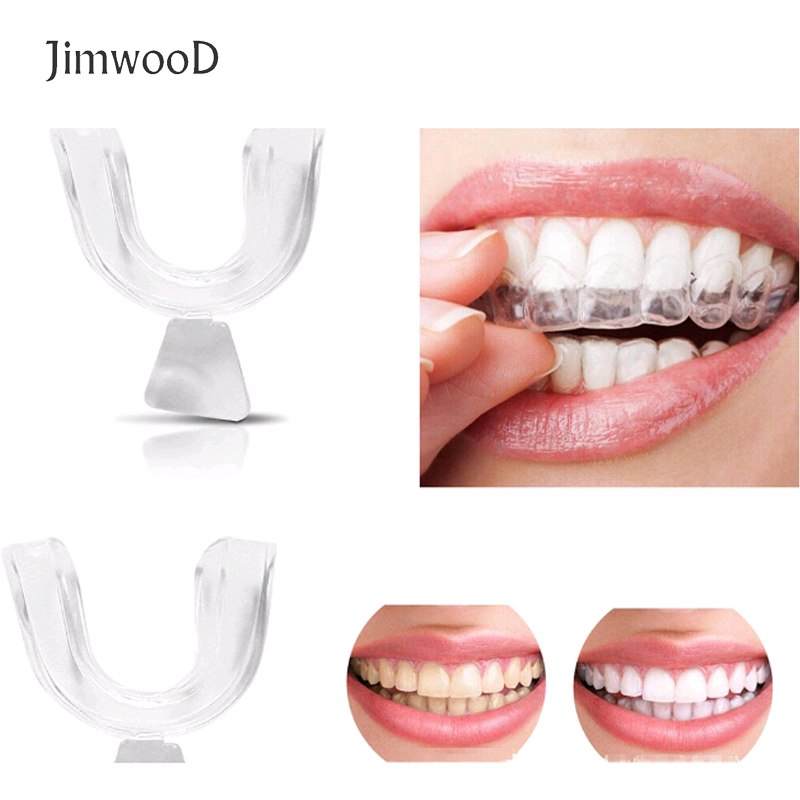 Jimwood 4 قطعة/المجموعة سيليكون ليلة الفم الحرس الأسنان التظليل طحن لدغة النوم المعونة تبييض الأسنان صينية الأسنان مبيض