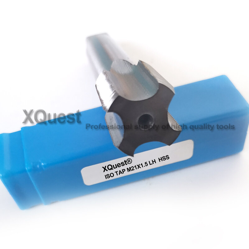 XQuest HSS-حنفية لولبية دقيقة لليد اليسرى ، M21 M21X2.5 M21X2 M21X1.75 M21X1.5 M21X1.25 M21X1 M21X0.75