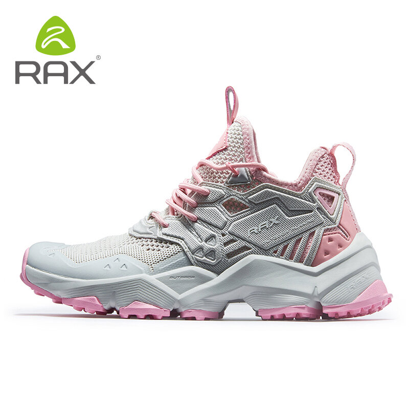 RAX احذية الجري الرجال والنساء في الهواء الطلق أحذية رياضية تنفس خفيفة الوزن أحذية رياضية الهواء شبكة العلوي المضادة للانزلاق المطاط الطبيعي تسولي