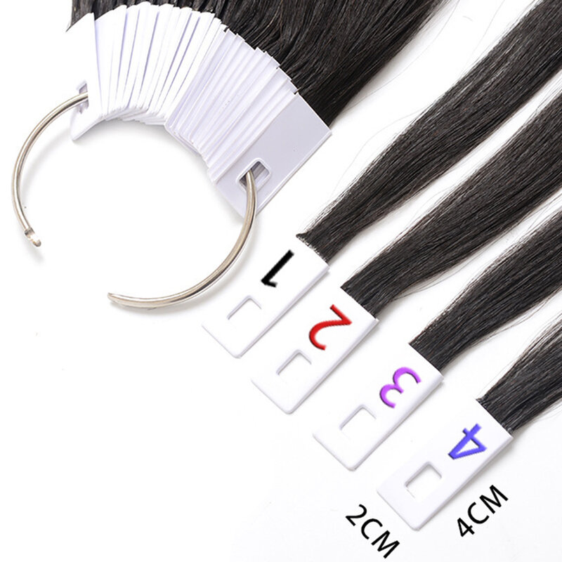 Tinashe-حلقات تلوين الشعر ، 30 قطعة ، رسومات شعر بشري ، ساعات اختبار عينات الألوان لصالون تصفيف الشعر ، ممارسة الصبغ