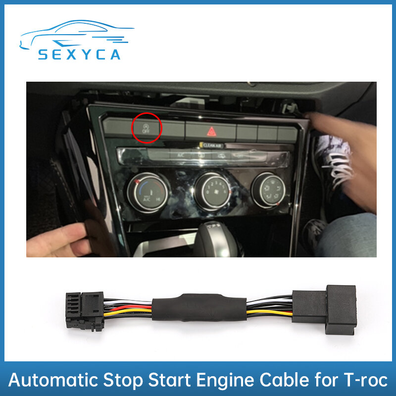 ل VW T-roc التلقائي وقف بدء نظام المحرك قبالة جهاز التحكم الاستشعار التوصيل وقف إلغاء
