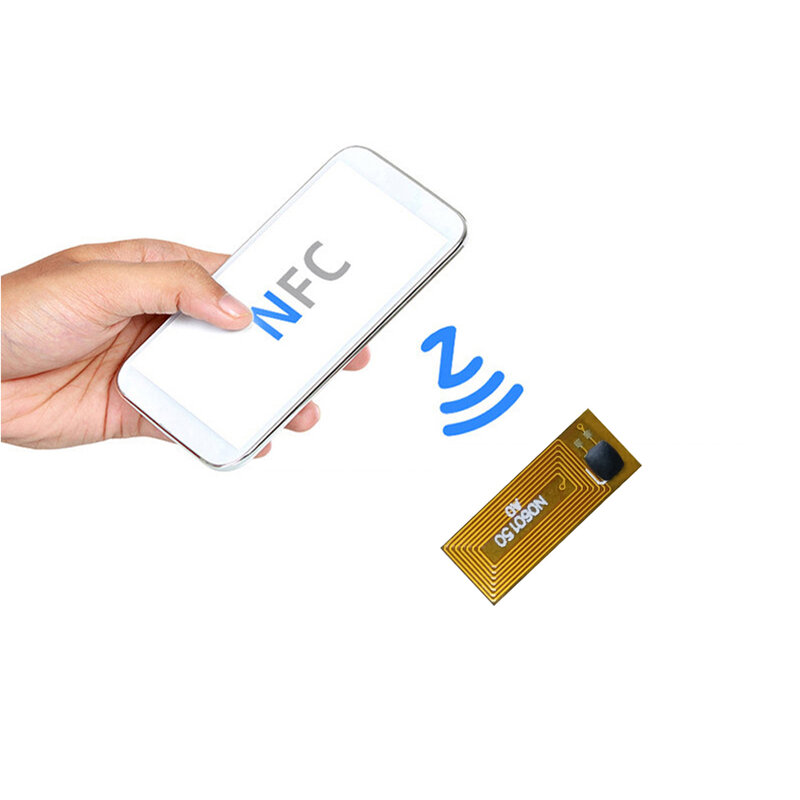 NFC Rewrittable Ntag213 بلوتوث مايكرو رقاقة الشركة العامة للفوسفات علامة مختلف العالمي صغيرة حجم التسمية ملصقا 5 قطعة