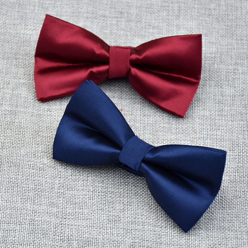 ربطة القوس فيونكة رجالية بلون أحادي اللون ربطة القوس فيونكة مسطحة تصميم طبقة مزدوجة بلون سادة ربطة القوس فيونكة ربطة القوس فيونكة أرجواني