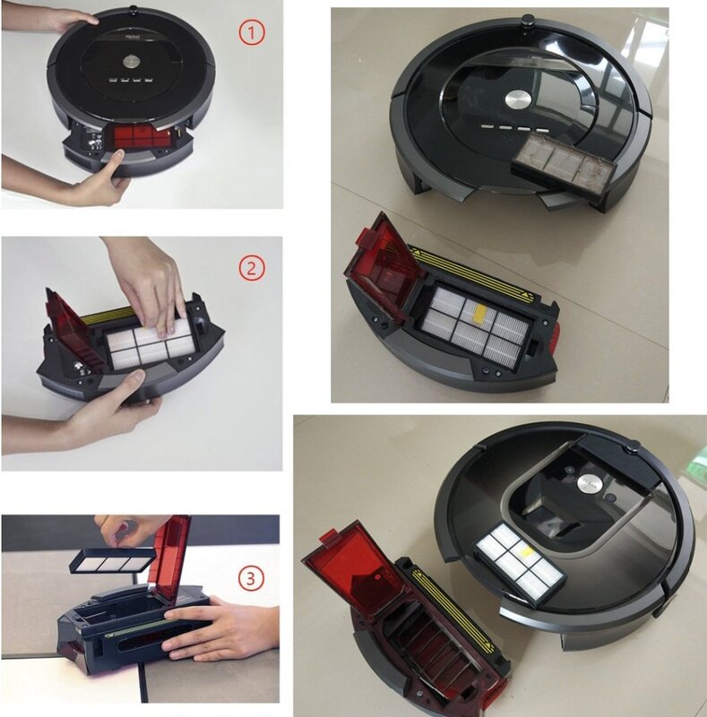مجموعة تجديد iRobot Roomba ، ملحقات الفراغ ، قطع غيار مستخرج ، مرشحات ، فرش جانبية ، 805 ، 860 ، 870 ، 871 ، 880 ، 890 ، 960 ، 980