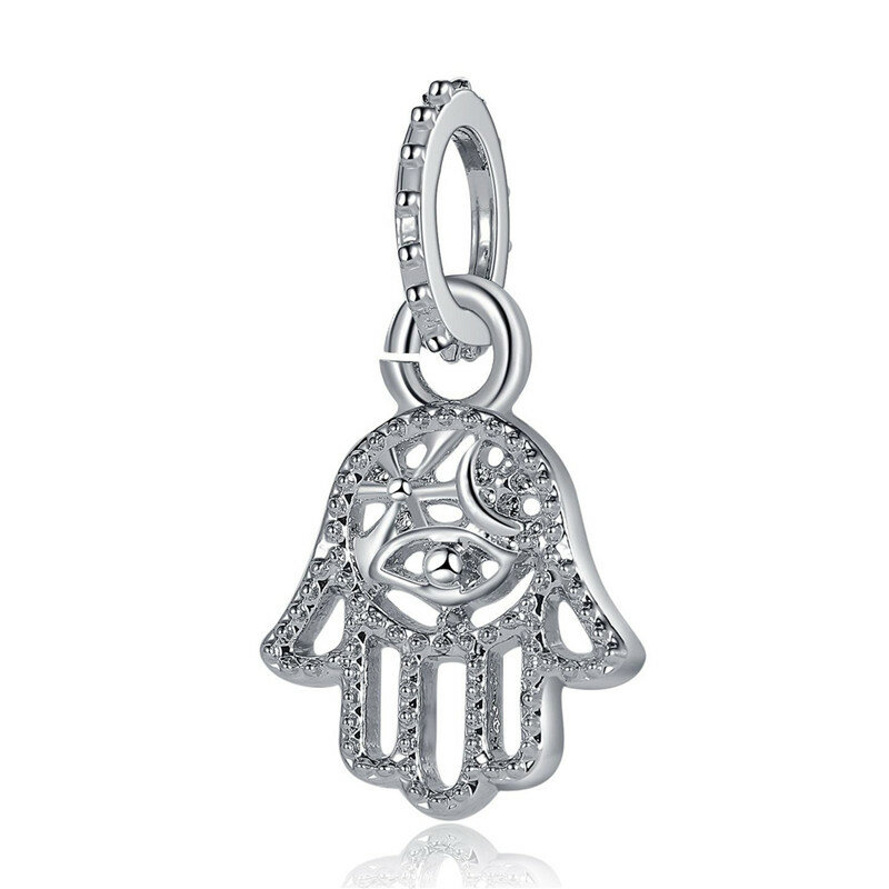 جديد الفضة مطلي القلب الملاك سيدة DIY بها بنفسك قلادة الخرز مجوهرات اكسسوارات هدية لسحر سوار