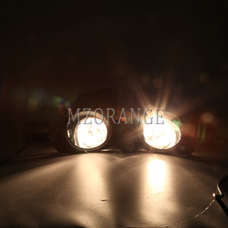 مجموعة مصابيح الضباب LED لتويوتا كورولا 2011 2012 2013 الضباب أضواء المصباح الأسلاك تسخير غطاء مصبغة الإطار اكسسوارات السيارات