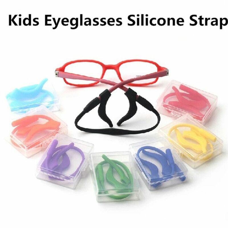 الأطفال سلامة الأذن السنانير سيليكون شريط للنظارات الاطفال نظارات اكسسوارات النظارات الحبل