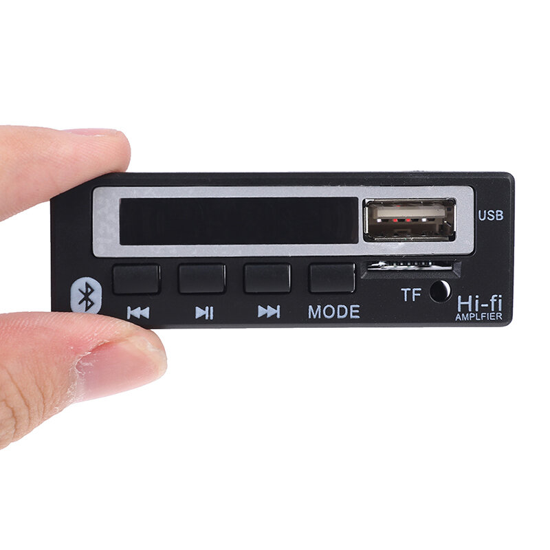 الصوت USB TF راديو FM MP3 وحدة لاسلكية Bluetooth-compatible5.0 12 فولت MP3 WMA فك مجلس