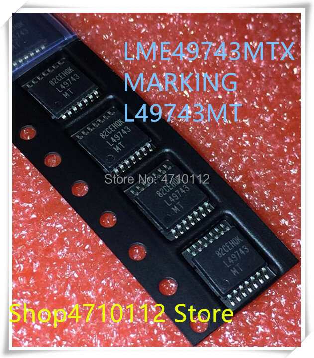 جديد 10 قطعة/الوحدة LME49743MTX LME49743 L49743 L49743MT LME49743MT TSSOP-14 IC