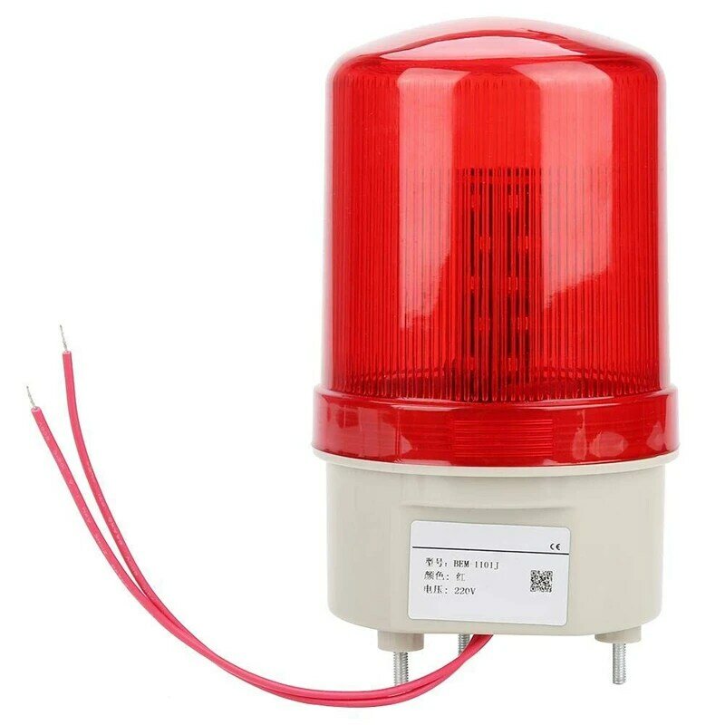 جديد-الصناعية وامض الصوت صفارات إنذار لاسلكية باستخدام ضوء فلاش ، BEM-1101J 220 فولت الأحمر مصابيح LED للتحذير نظام إنذار صوتي بصري الدورية الخفيفة تظهر