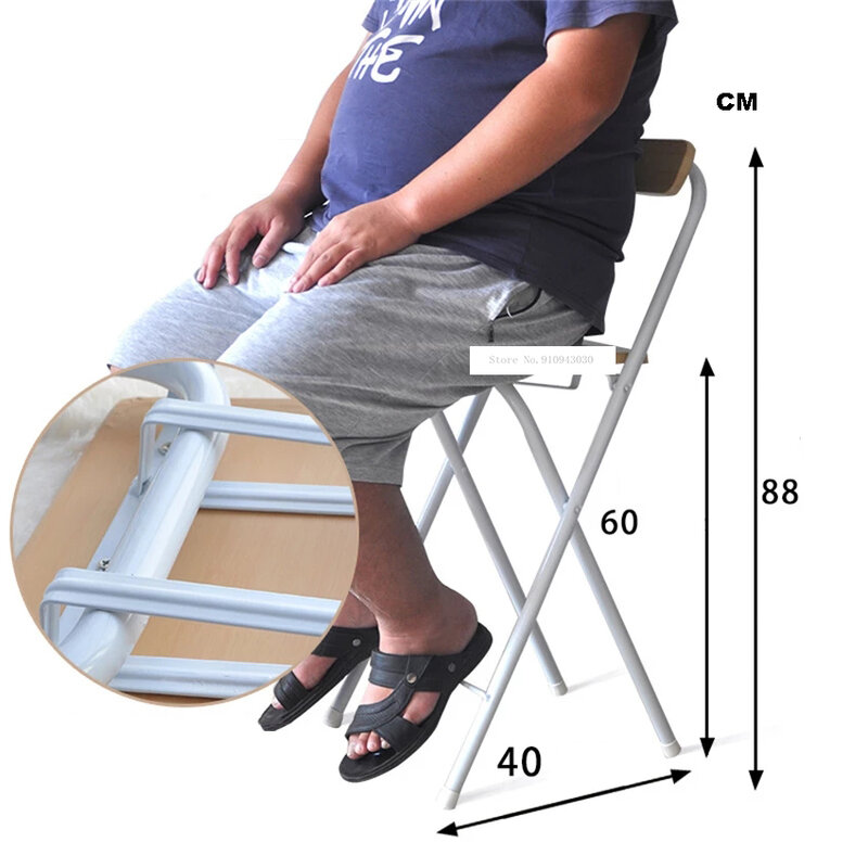 0059A للطي طويل القامة البراز غرفة المعيشة خشب مبتكر مقعد مرتفع المحمولة المنزلية بار مسند الظهر كرسي ارتفاع القدم كرسي الاستجمام