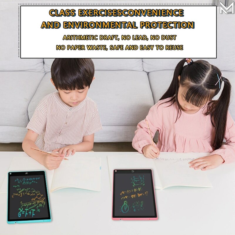 12 بوصة كمبيوتر لوحي LCD بشاشة للكتابة المحمولة الإلكترونية التعليمية للأطفال لوحة الرسم لعبة الرسومات الكتابة على الجدران لوحة الرسم بخط اليد