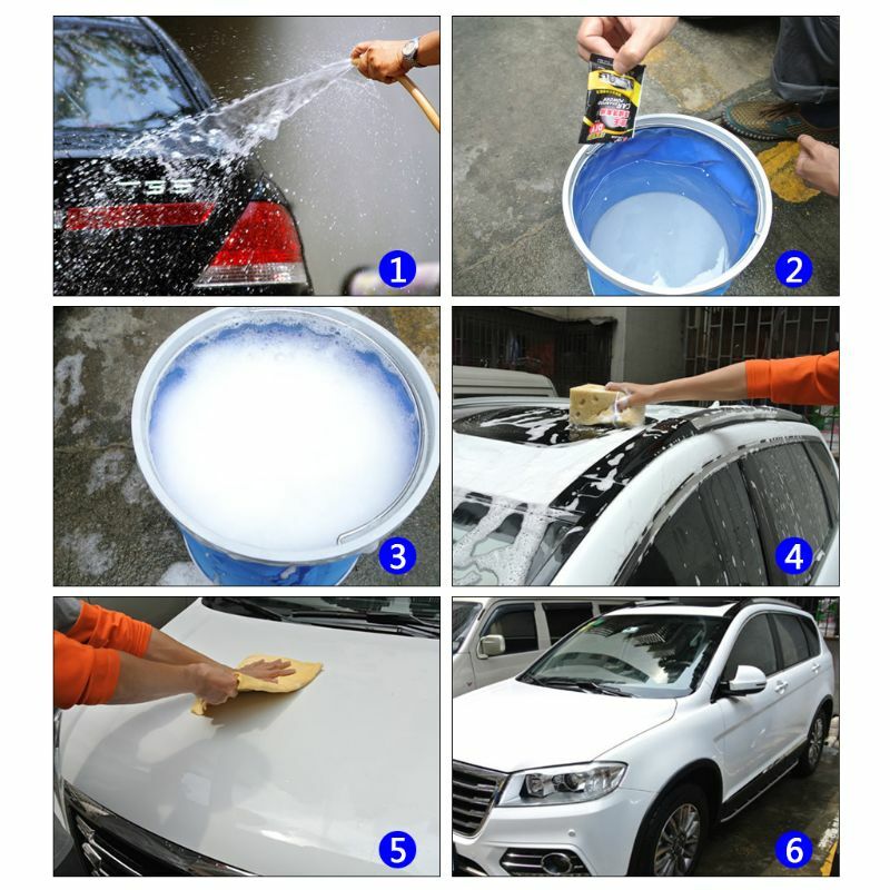 شامبو مسحوق غسيل السيارات ، أدوات التنظيف ، عالمي ، متعدد الوظائف ، 5 قطعة ، K9FA