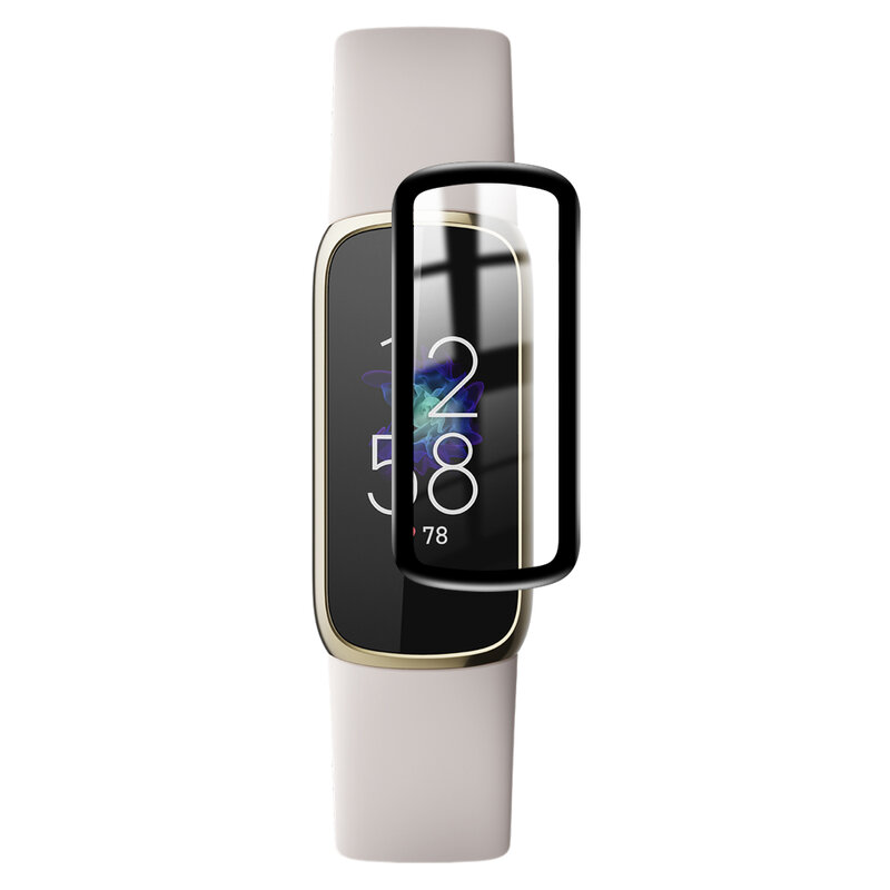 ل Fitbit Luxe لينة ثلاثية الأبعاد طبقة رقيقة واقية الحرس ل Fitbit Luxe غطاء كامل واقي الشاشة Smartwatch اكسسوارات