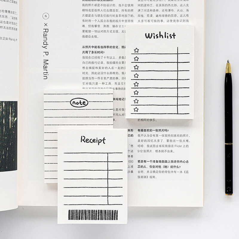 Jurnamm 50 قطعة البساطة أنماط لطيف مذكرة الوسادة سكرابوكينغ الديكور اللوازم المكتبية الإبداعية القرطاسية مخطط ملاحظات ورقة
