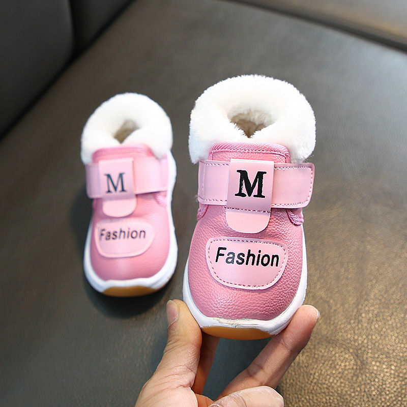 الأطفال أفخم أحذية دافئة للفتيات بو الجلود الفتيان الاطفال مارتن الأحذية 2021 شتاء جديد طفل رضيع في الهواء الطلق المشي أحذية بوت قصيرة