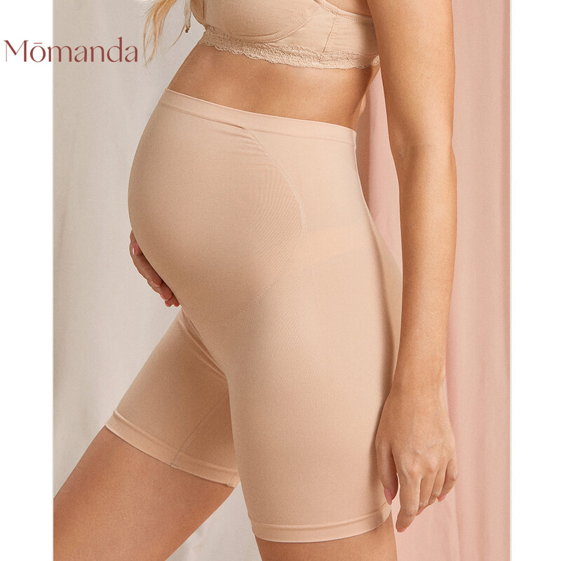 ملابس داخلية للأمهات غير ممشوقة من موماندا ملابس داخلية عالية الخصر سراويل قصيرة تسمح بالتهوية للبطن للنساء ملابس داخلية رفيعة مقاس XL