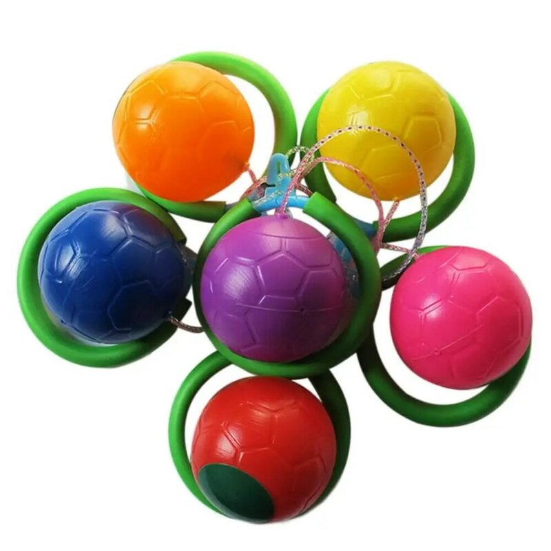 لعبة أطفال ملونة على شكل حبل قفز لعبة رياضية خارجية ممتعة لعبة أطفال على شكل قوة رد فعل وقفز حلقة متأرجحة ألعاب للأطفال والوالدين
