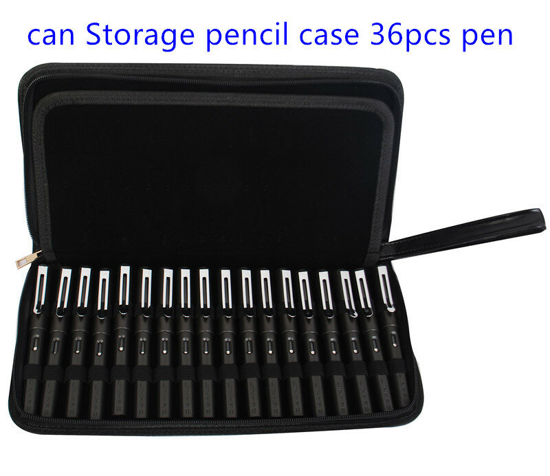 جراب قلم مع سحاب ، سعة كبيرة ، 36 قلم رصاص ، حقيبة حامل ، مناسب لهدايا المكتب بأحجام مختلفة