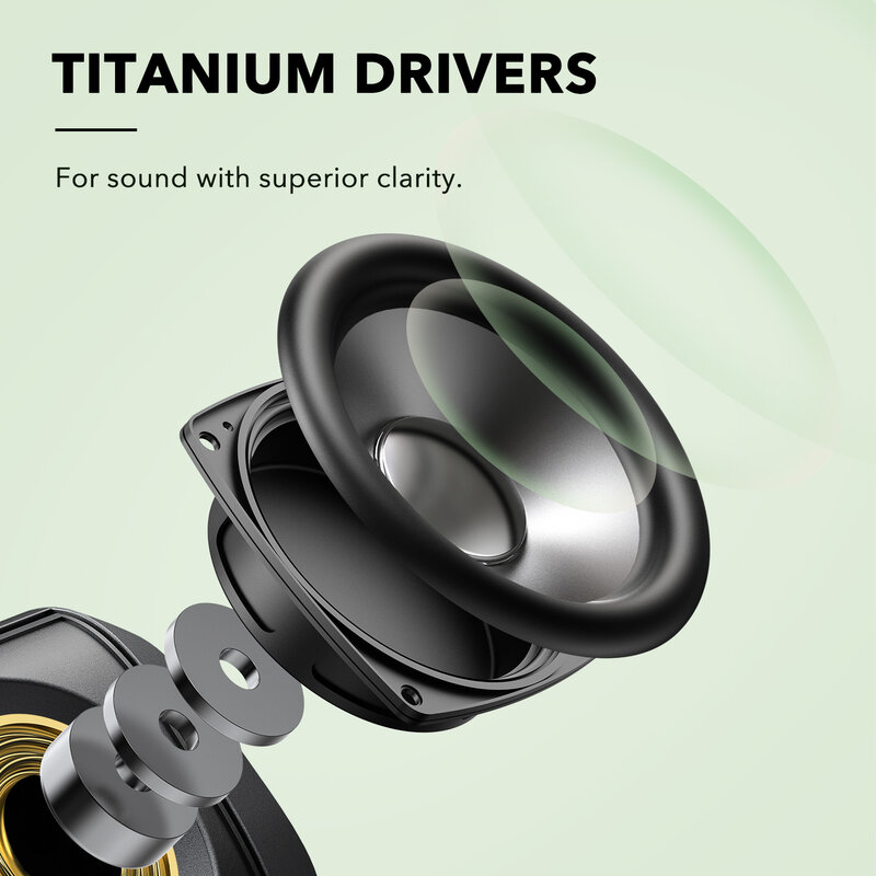 Anker-Soundcore الحركة بوم في الهواء الطلق بلوتوث المتكلم مع السائقين التيتانيوم ، تقنية Bassup ، IPX7 مقاوم للماء ، 24h وقت اللعب