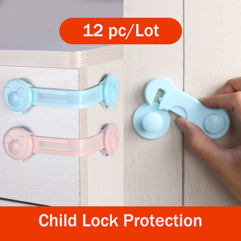 قفل أمان للأطفال حماية الأطفال قفل الأبواب لسلامة الأطفال سلامة الأطفال قفل أمان الحماية البلاستيكية