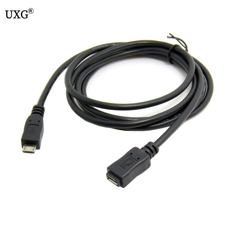 مايكرو USB الذكور إلى الإناث USB 2.0 قصيرة كابل محول تمديد محول 25 سنتيمتر 50 سنتيمتر 150 سنتيمتر