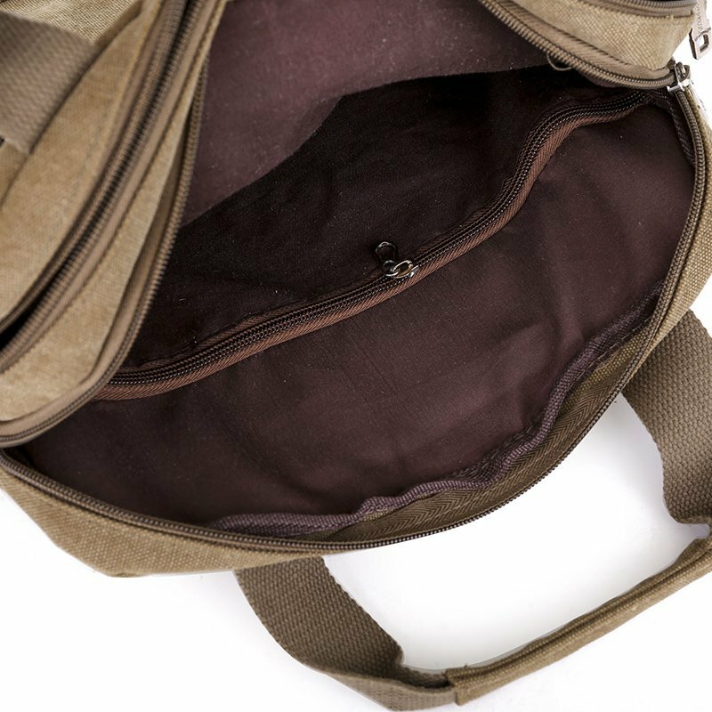 الرجال حقيبة سفر قماش عادية الكتف حقائب كروسبودي هايت Qualtiy في الهواء الطلق حقائب رجالي السفر مدرسة ريترو زيبر حقيبة رافعة
