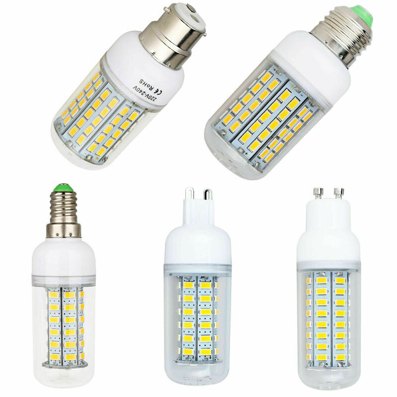 GU10 LED لمبة 7 واط 9 واط 12 واط 15 واط 20 واط LED الذرة مصابيح كهربائية E14 E27 ES BC B22 G9 5730 SMD مشرق مصباح 220 فولت 110 فولت غرفة المعيشة المنزلي