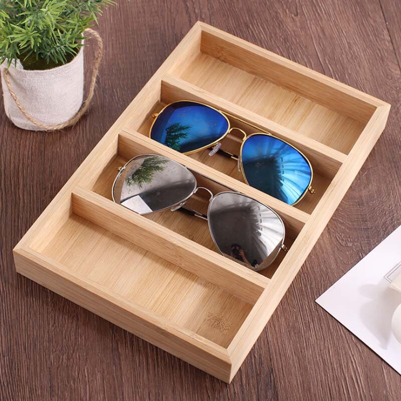 جديد عالية الجودة نظارات صندوق عرض المنزل النظارات الشمسية صندوق تخزين مخصص السيدات خشبية النظارات الشمسية صندوق تخزين