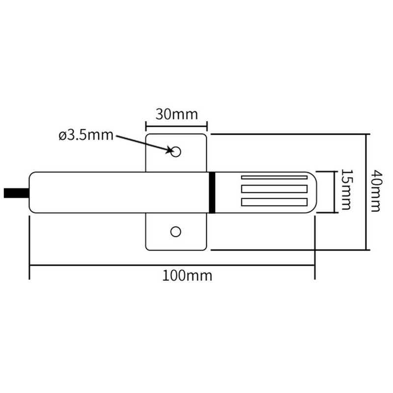 Taidacent-جهاز إرسال مستشعر درجة الحرارة والرطوبة في القناة ، للاستخدام الصناعي ، RS485 Modbus RTU التناظري 4 ~ 20mA 0 ~ 5V الإخراج