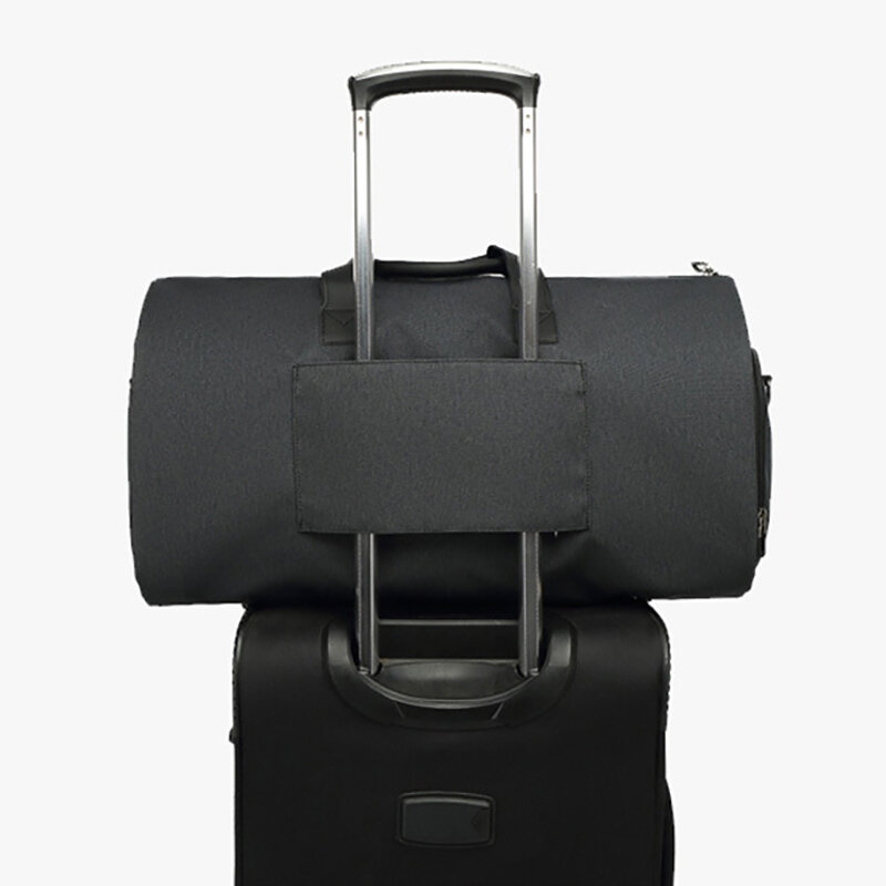 حقيبة سفر لرجال الأعمال حقيبة أكسفورد مقاومة للمياه بسعة كبيرة حقائب كتف متعددة الجيوب لتخزين الأمتعة مقاس XA76M