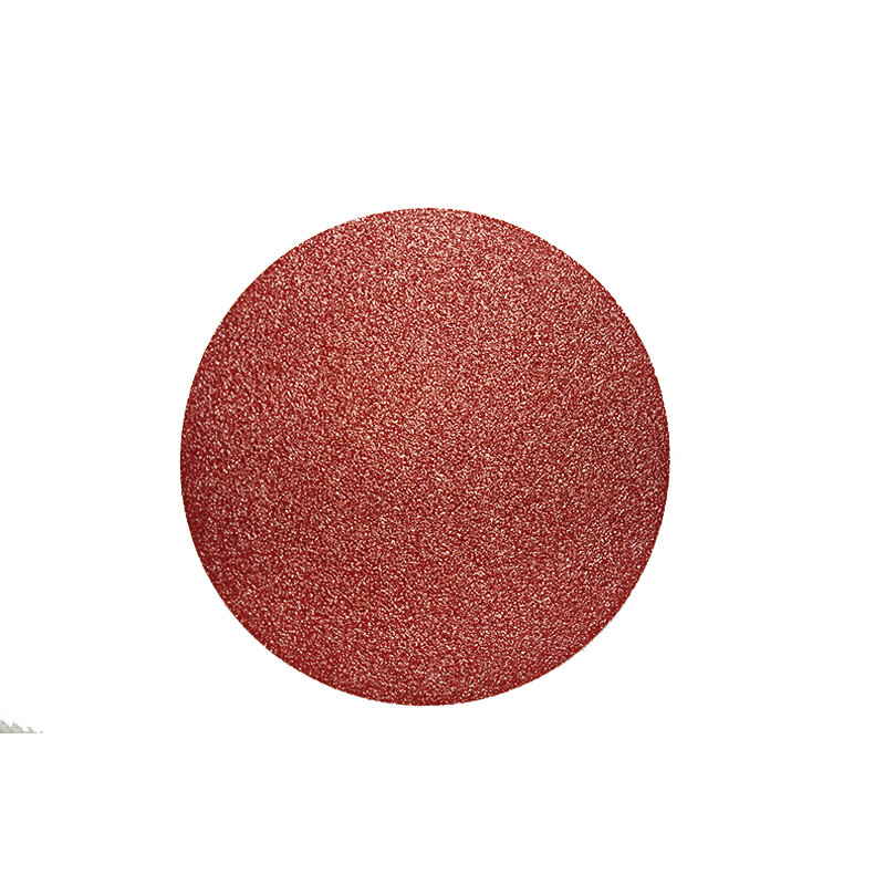 الرمال الحمراء 5 بوصة يتدفقون الصنفرة طاحونة دائرية الصنفرة تلميع مطحنة الجافة ذاتية اللصق لوحة الصنفرة