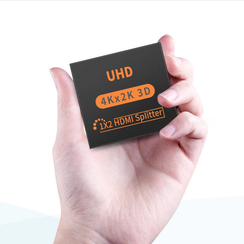 مقسم HDMI 4K ، 1 مخرجات 2 ، شاشات HDMI ، توافق ثلاثي الأبعاد للتلفزيون عالي الدقة