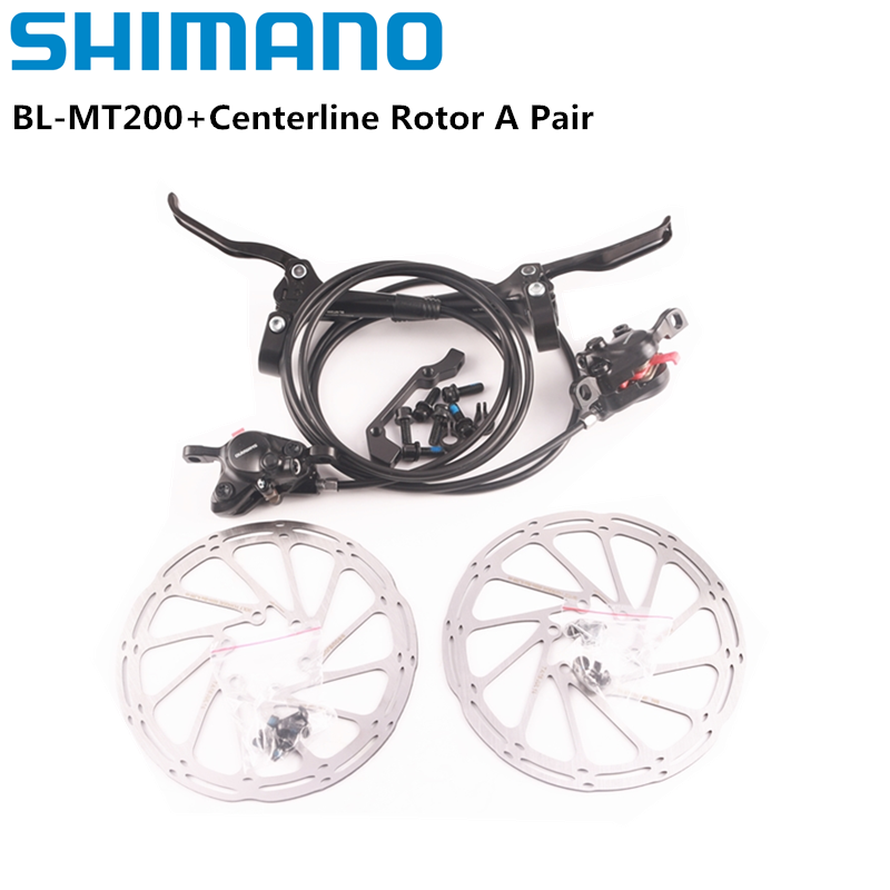 Shimano MT200 الفرامل BL BR الجبلية E-الدراجة الصحن الهيدروليكي الفرامل دراجة دراجة كهربائية الفرامل اليسار الجبهة اليمنى الخلفية الفرامل