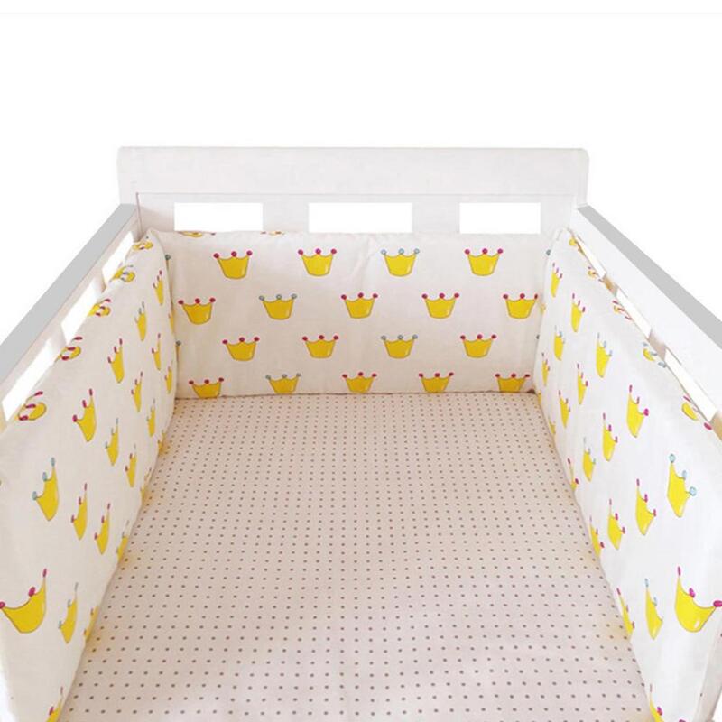 سرير الطفل الوفير القطن رشاقته قطعة واحدة سرير حول وسادة المهد حامي الوسائد حديثي الولادة غرفة الفراش ديكور