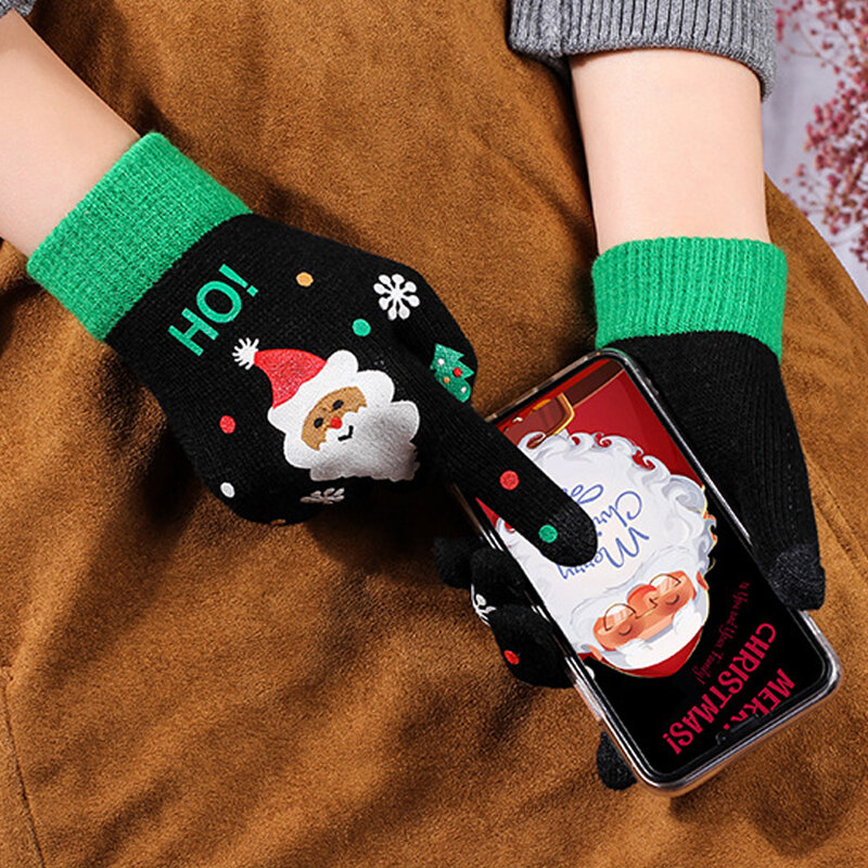 أزياء نسائية شتوية للأطفال أزياء ذات أصبع على شكل إصبع عيد الميلاد للتزلج أزياء وأحذية رياضية