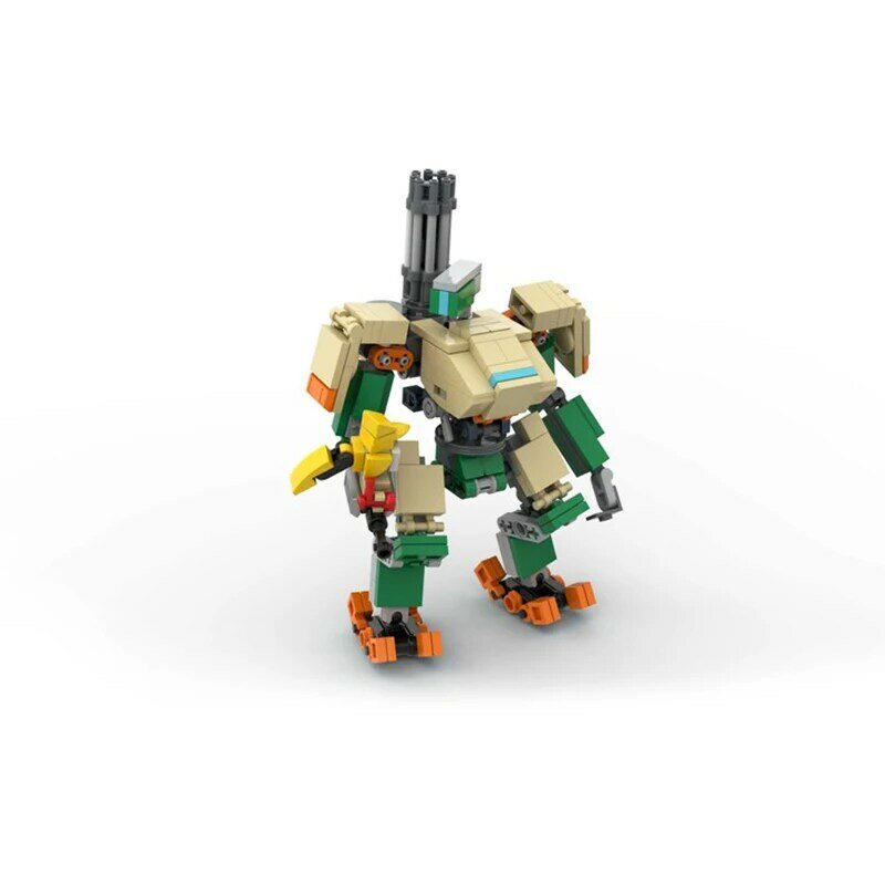 MOC Valiant Forerunner لعبة اطلاق النار معقل روبوت لتقوم بها بنفسك لعبة اللبنات الطوب مجموعات لتقوم بها بنفسك نموذج كلاسيكي لعب أطفال بنين هدية