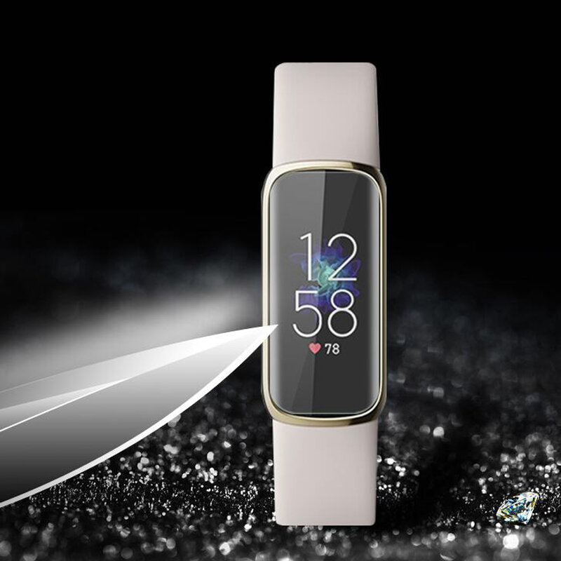 طبقة واقية شفافة من مادة البولي يوريثان الناعم ، شريط ذكي ، غطاء واقي شاشة معصمه ، ملحقات Smartband ، مناسب لشحن Fitbit 6 ، 5 ، 4 ، 3